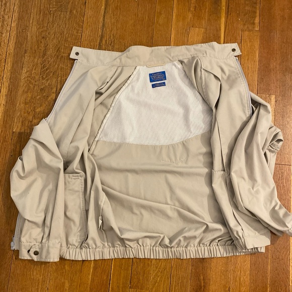 Pendleton Country Traditionals Windbreaker Jacket Full Zip Vented Beige Mens L - Picture 6 of 16